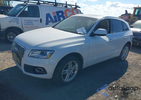 2016 Audi Q5 2.0T Premium z USA, uszkodzony, nr VIN WA1L2AFPXGA087356